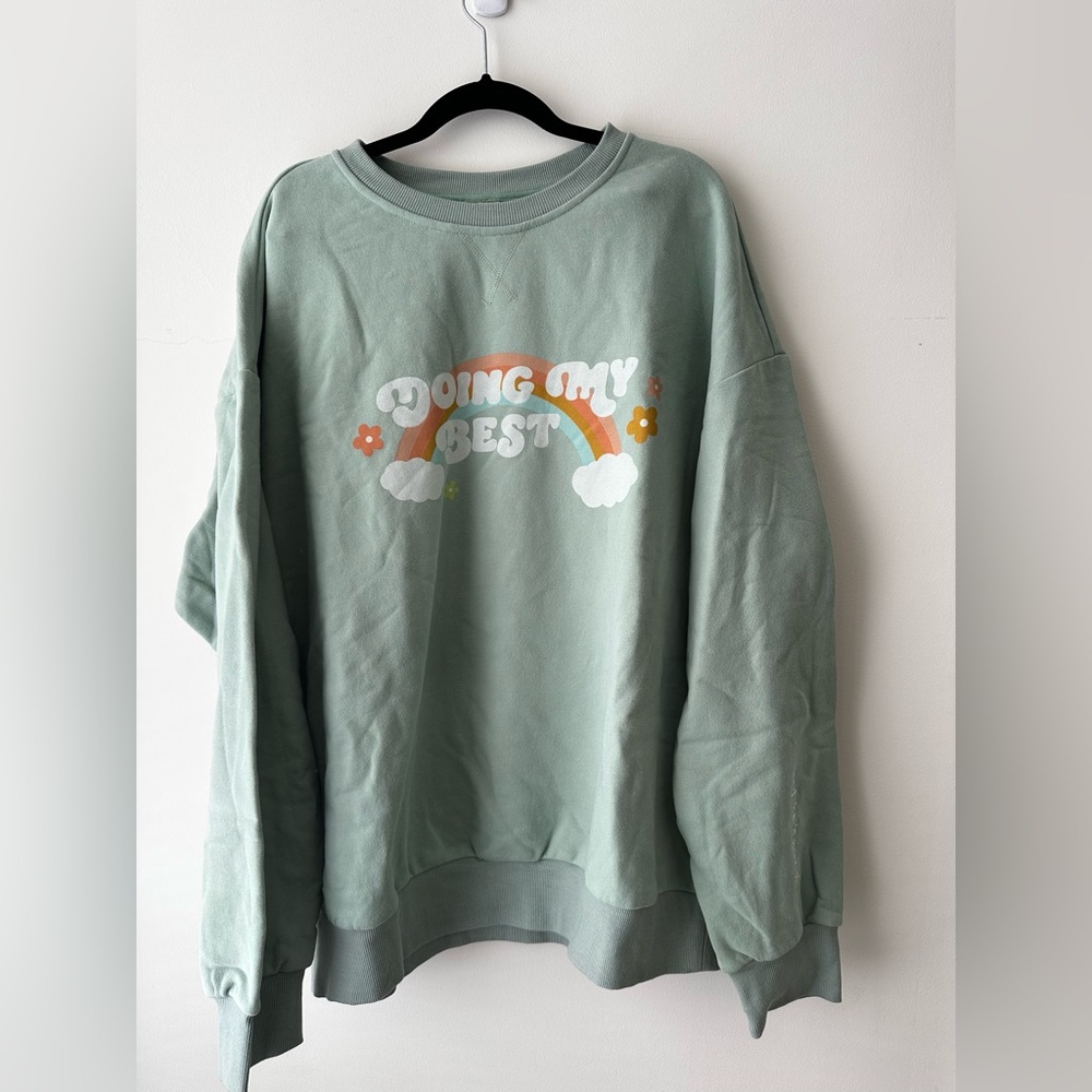 Doing My Best Sweater Crew Neck